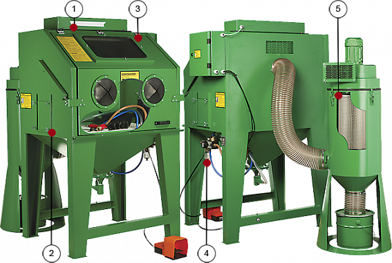 Пескоструйные камеры