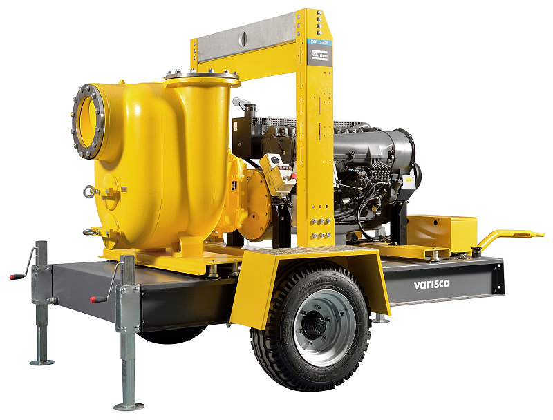 Мотопомпа серии VAR 12-400 trailer