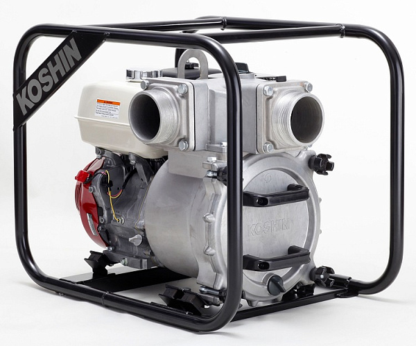 бензиновая мотопормпа Trash с двигателем Honda