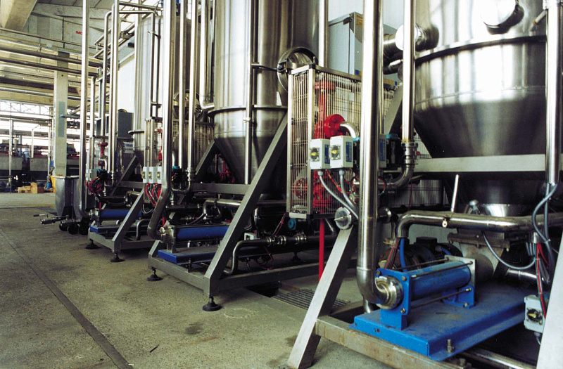 Винтовой насос CSF Inox - участок производства