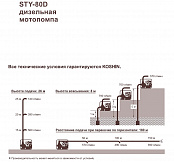 характеристики мотопомпы STY-80D